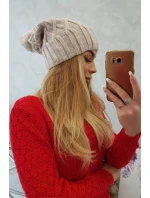 Milano fleecová čepice K203 světle béžová Milano fleecová čepice K203 světle béžová