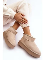 semišové nízké sněhule jasně béžové model 21638825 - Boto semišové nízké sněhule jasně béžové model 21638825 - Boto