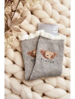 Bavlněné Ponožky S Světle šedé model 21645192 - Aura.via