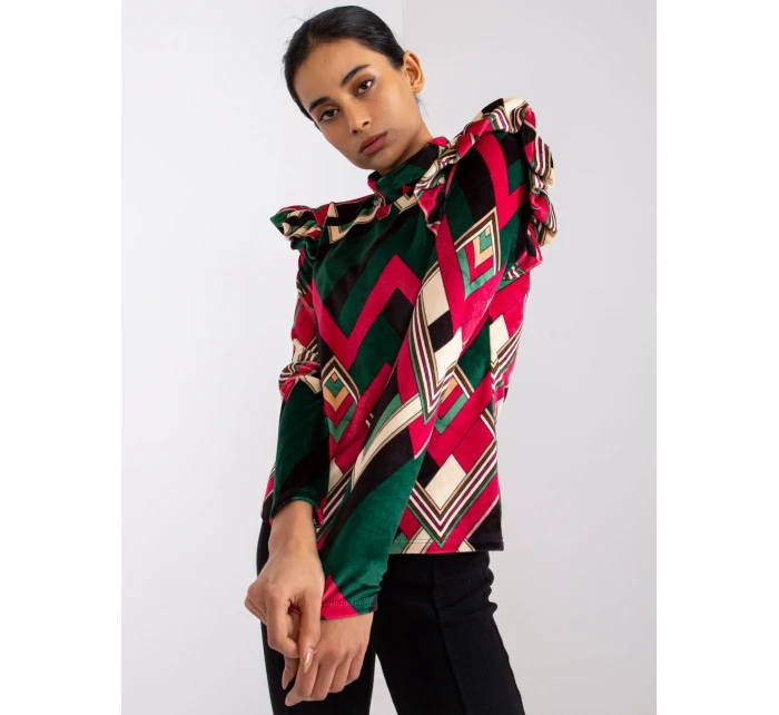 Halenka DHJ BZ 6533C 1.81P tmavě zelená