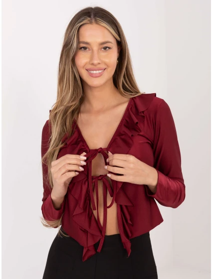 Bluzka IT BZ model 21786405 bordowy - FPrice