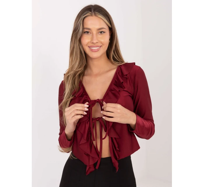 Bluzka IT BZ model 21786405 bordowy - FPrice