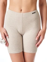 Dámské podvlékací kalhotky s nohavičkami HOT TOUCH LXU 729 Béžová - Key