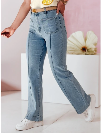 Dámské džínové zvonové kalhoty MODAREZ modré FashionStreet UY2668