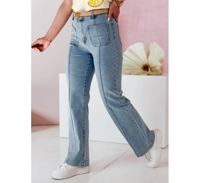 Dámské džínové zvonové kalhoty MODAREZ modré FashionStreet UY2668