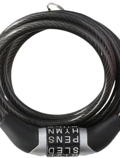 Spirálový zámek na kolo Dunlop, šifra 0,6x120 cm 1042695