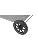 Skládací plážové lehátko se stříškou na kolečkách 116x62x62-90CM šedé Skládací plážové lehátko se stříškou na kolečkách 116x62x62-90CM šedé