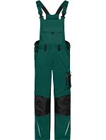 JN Pracovní kalhoty s laclem Strong dark green/black model 22533304 - Daiber JN Pracovní kalhoty s laclem Strong dark green/black model 22533304 - Daiber