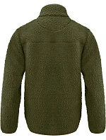 Fleece Men Pánská fleecová bunda Sherpa "TwoTone" moss green model 22453527 - James Harvest Fleece Men Pánská fleecová bunda Sherpa "TwoTone" moss green model 22453527 - James Harvest