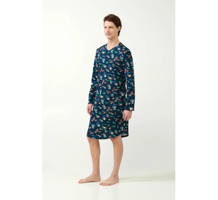 Vamp - Pánská noční košile s potiskem 21613 - Vamp