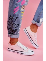 Dámské Klasické Tenisky Růžové model 21532056 - Boto Dámské Klasické Tenisky Růžové model 21532056 - Boto