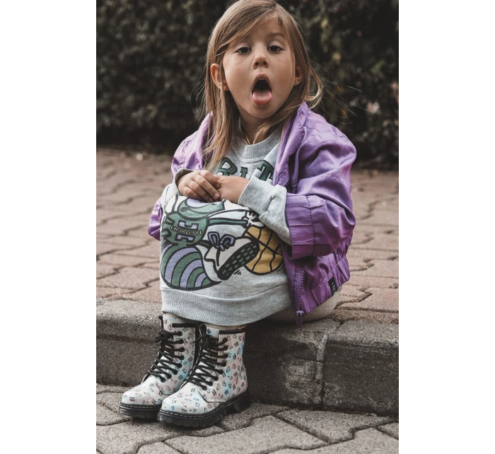 Dětské třpytivé boty s vzory model 21597323 - Boto