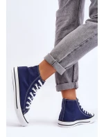 Dámské Klasické Vysoké Boty Modré model 21626533 - Boto Dámské Klasické Vysoké Boty Modré model 21626533 - Boto