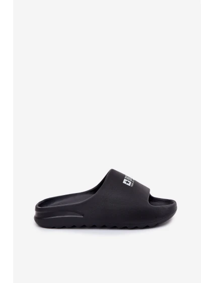 Pěnové Pantofle Pánské S Logem Big Star RR174A012 Černé Pěnové Pantofle Pánské S Logem Big Star RR174A012 Černé