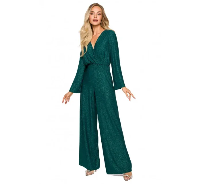 M720 Zavinovací overal - smaragdový