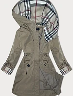 Bunda s ozdobnou podšívkou BH Forever light khaki(3) (BH-2401)