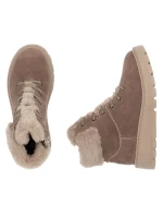 Boty s kožešinou W model 20739487 - Rieker Boty s kožešinou W model 20739487 - Rieker