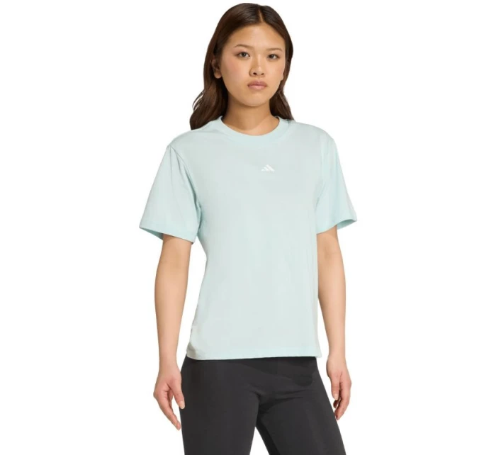 Dámské bavlněné tričko Essentials Small Logo světle modrá model 21342868 - ADIDAS