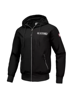 Pit Bull West Coast Logo Černá přechodná pánská jarní bunda - pánské model 21929176