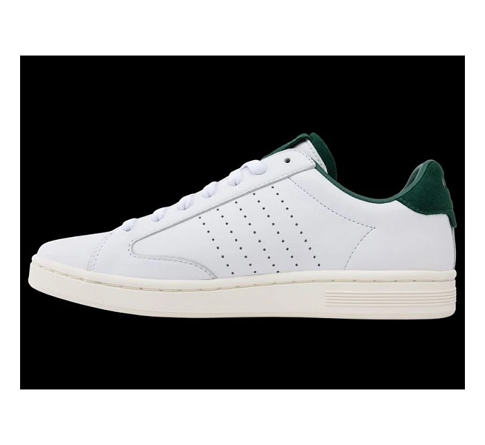 Tenisky K-swiss LOZAN KLUB LTH WHITE/POSY GREEN/SNOW WHITE-M (07263-130-M)