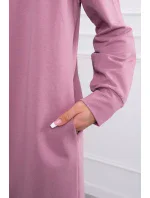 Tmavě růžová bunda s potiskem