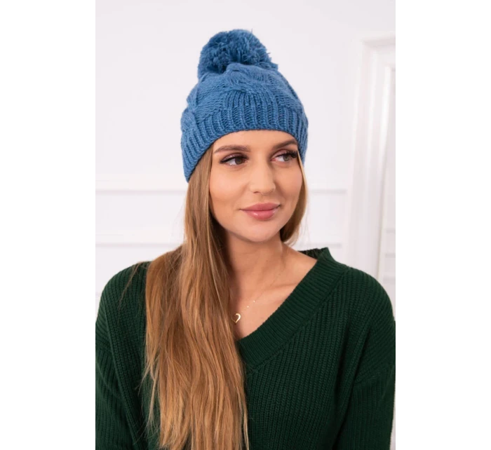 Fleecová čepice Stefania K278 denim Fleecová čepice Stefania K278 denim