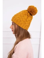 Fleecová čepice Waleria K307 hořčicová Fleecová čepice Waleria K307 hořčicová