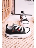 Dětské Klasické Tenisky Nízké BIG STAR model 21545367 Černé - Big Star Shoes Dětské Klasické Tenisky Nízké BIG STAR model 21545367 Černé - Big Star Shoes