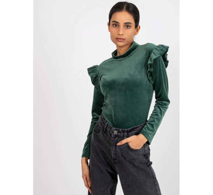 Halenka DHJ BZ 6533B.85 tmavě zelená