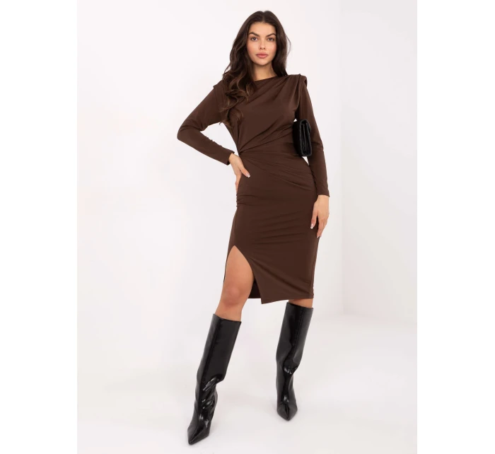 Sukienka IT SK brązowy model 21730793 - FPrice Sukienka IT SK brązowy model 21730793 - FPrice