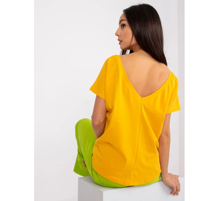 Tričko RV TS 4662.86 tmavě žlutá