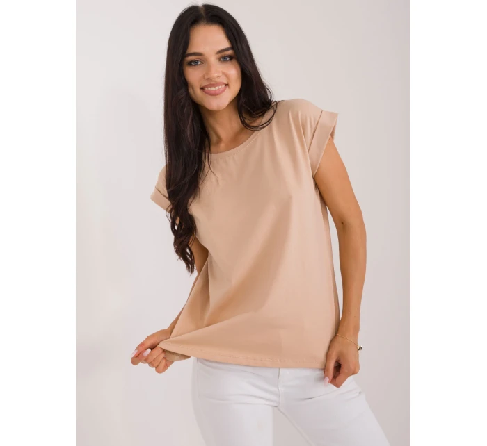 Tričko RV TS 4833.41X camel Tričko RV TS 4833.41X camel