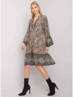 TW SK BI model 20595532 khaki šaty - FPrice TW SK BI model 20595532 khaki šaty - FPrice