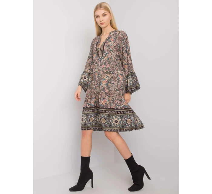 TW SK BI model 20595532 khaki šaty - FPrice TW SK BI model 20595532 khaki šaty - FPrice