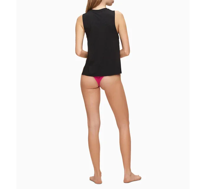 Plážový top KW0KW01009-BEH černá - Calvin Klein