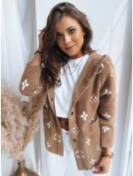 Dámská bunda z alpaky FORTY světle hnědá FashionStreet NY0601