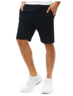 Pánské krátké teplákové šortky tmavě modré FashionStreet SX2388