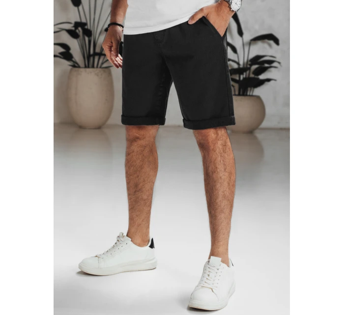 Pánské džínové šortky černé Dstreet SX2547 Pánské džínové šortky černé Dstreet SX2547