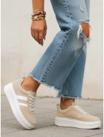 FashionStreet béžové dámské tenisky ZY1378