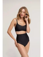 Dámské kalhotky Triumph Shape Smart Highwaist String černé Dámské kalhotky Triumph Shape Smart Highwaist String černé