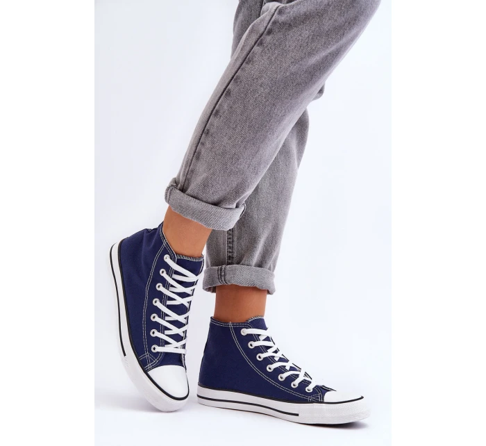 Dámské Klasické Vysoké Boty Modré model 21626533 - Boto Dámské Klasické Vysoké Boty Modré model 21626533 - Boto