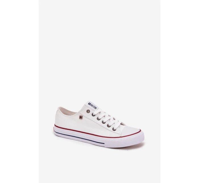 Pánské Nízké Textilní Tenisky Big Star DD174500 Bílé