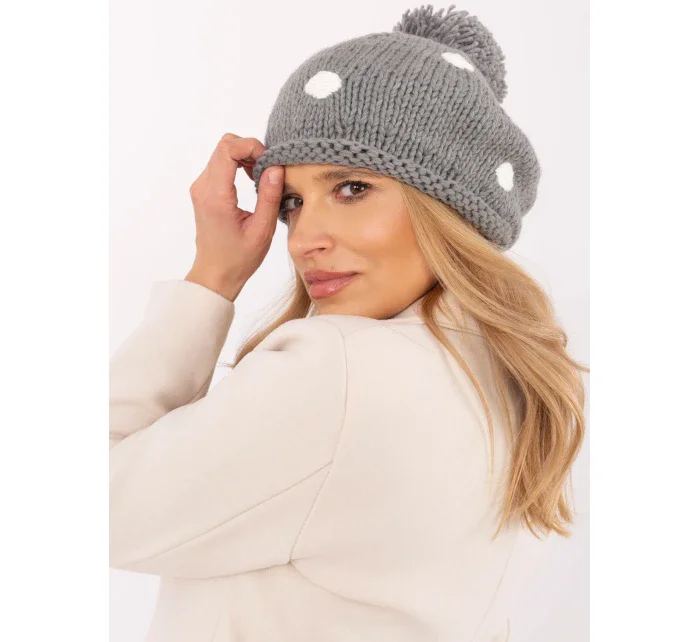 Czapka AT CZ model 20752313 szary - FPrice Czapka AT CZ model 20752313 szary - FPrice