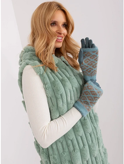 Rękawiczki AT RK model 19367698 mietowy - FPrice Rękawiczki AT RK model 19367698 mietowy - FPrice