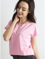 Základní růžové tričko