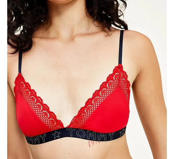 Dámská nevyztužená podprsenka Triangle Bralette Holiday model 20900912 - Tommy Hilfiger