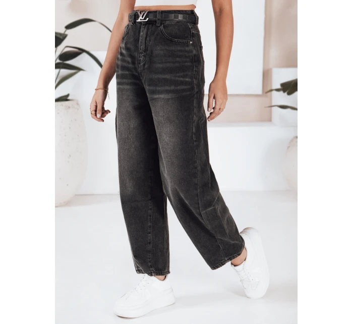 Dámské džíny balloon fit černé FashionStreet UY2743 Dámské džíny balloon fit černé FashionStreet UY2743