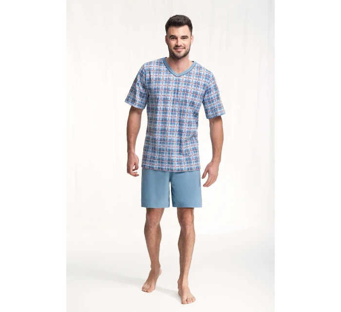 Pánské pyžamo Luna 793 M-2XL kr/r Pánské pyžamo Luna 793 M-2XL kr/r