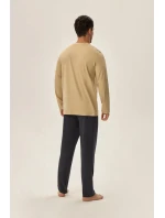 Pánské pyžamo  beige  model 20498556 - Henderson