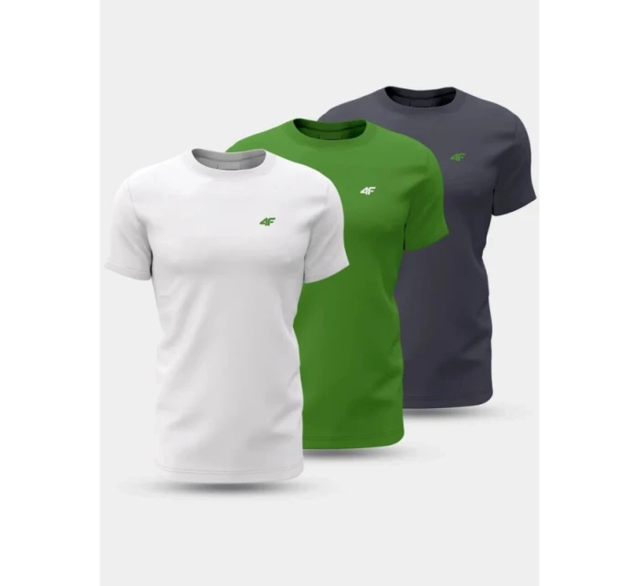 Tričko M model 21196906 3pak pánské - 4F Tričko M model 21196906 3pak pánské - 4F